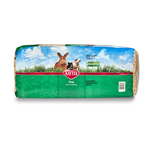 Image of Kaytee Small Animal Pine Bedding for Guinea Pigs, Rabbits, 113 Liter | Cleaner cages. Small animal bedding in pine shavings. Hamster bedding, 99.9% dust-free, biodegradable