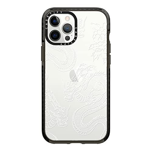 Casetify Impact Case For Iphone 12 Pro Max - Dragons - Clear Black #TOP3