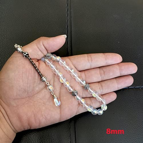 ALBASHAN Tasbih white crystal muslim bangles islamic prayer bead store Ramadan arabic jewellery turkish fashion style accessories misbaha