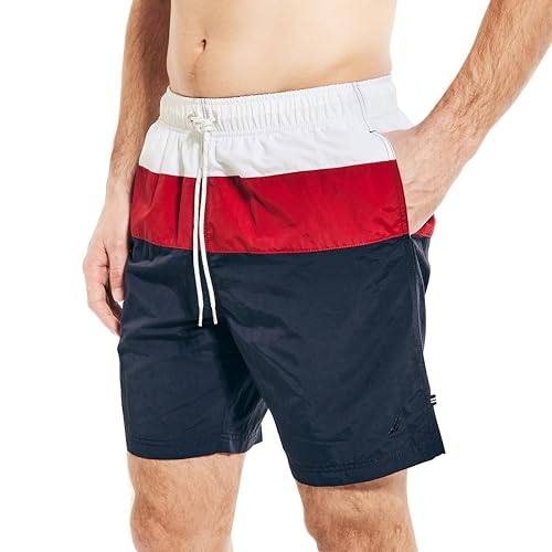 Nautica Men's Colorblock Quick-Dry Swim Short