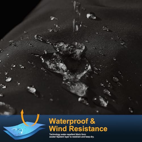 Kids Boys Girls Hiking Snow Ski Pants Waterproof Winter Warm Elastic Waist Pants Fleece Lined with Zipper Pockets3