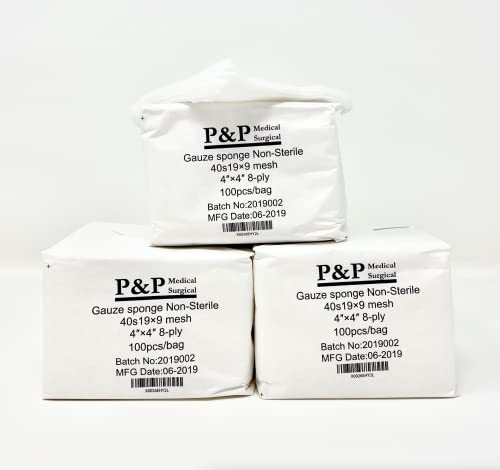 Gauze Surgical Sponges Cotton Non STERILE Woven 8-ply High Grade Quality 4"x4" Class I(a) All Purpose Pads Box of 500 miniatura 2