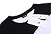 COOFANDY Men's Patchwork Crewneck Casual Slim Fit Long Sleeve Pullover T-Shirt,Type 1 Black,Medium