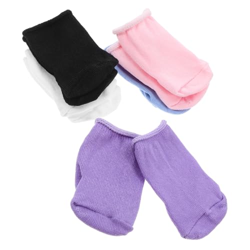Genérico 5 Pares Calcetines De Chicas Calcetines De Juguete Calcetines De Princesa Suaves Mini Calcetines Lindos Calcetines Vestido De Princesa Calcetines Medias Poliéster