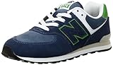 New Balance 574, Zapatillas, Azul/Verde Alpino, 36 EU