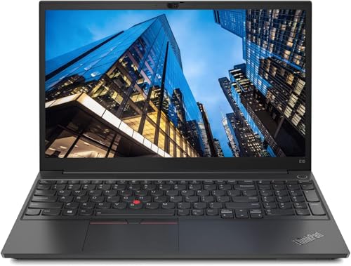 Image of Lenovo ThinkPad E15 Gen 2 Business Laptop, 15.6 inch Full HD Display, Intel Core i7-1135G7, 8GB RAM, 256GB SSD, Windows 11, Black (Renewed)