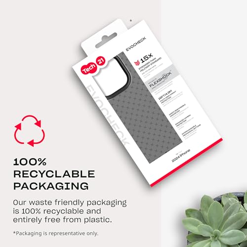 Image of Tech21 EvoCheck for iPhone 16 Pro Impact Protection Case - in Smokey