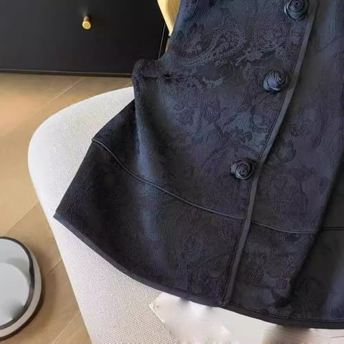 Gilet sans manches jacquard idéal pour superposition automne - 3