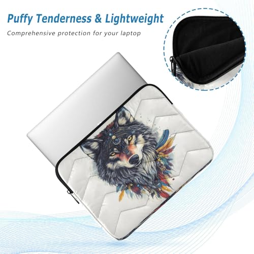 Funda para portátil ALAZA Boho Wolf 13-14 pulgadas miniatura 5