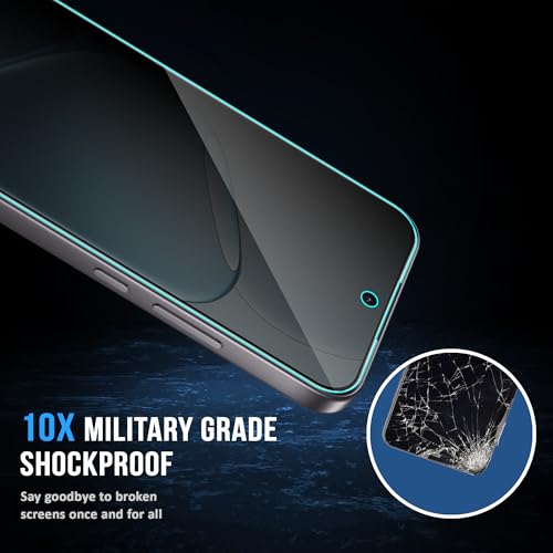 Image of FIRST MART Privacy Tempered Glass for Oppo F31, F31 Pro, F33 & Oppo F33 Pro, 2 Pack | Anti-Spy 9H Screen Protector, Edge-to-Edge, Case-Friendly, Scratch Resistant, Bubble-Free
