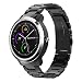 Produktbild Kobmand Armband Kompatibel Garmin Vivoactive 3,Metall Edelstahl Uhrenarmband Ersatz Armbänder für Garmin Vivoactive 3/Vivoactive 3 Music, keine Lücken (Schwarz)