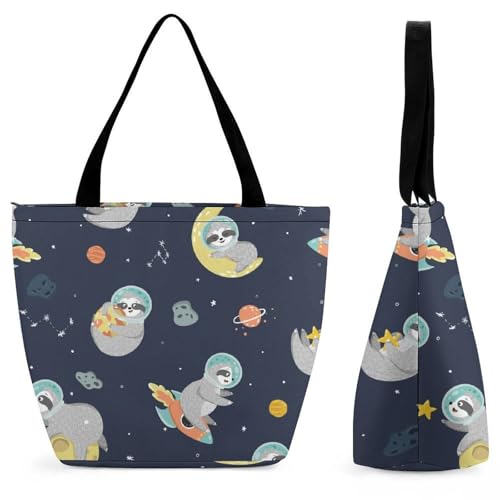 Sac à main paresseux drôle original grand format imprimé animal