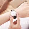 IBSO Women Watches Leather Mesh Strap Round Case Analog Fashion Ladies Wrist Watches