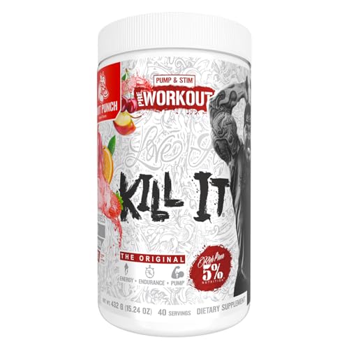 Image of 5% Nutrition Kill It Pre Workout Powder with Creatine (Fruit Punch)
