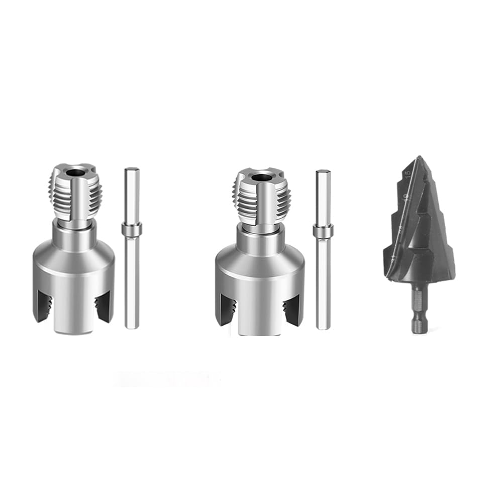 Littimoon Internal/External Thread Water Pipe Threader Tapping Tool Ppr/PVC Integrated Die Water Pipe Opener