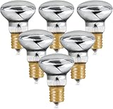 SerBion Lava Lamp Bulb, R39 E17 Reflector Type Bulb for Lava and Glitter Lamps, High-Output Heat 120V 30W Replacement Bulb with Dimmable, 2700K Warm White, 6000+Hours Long-Lasting Pack of 6