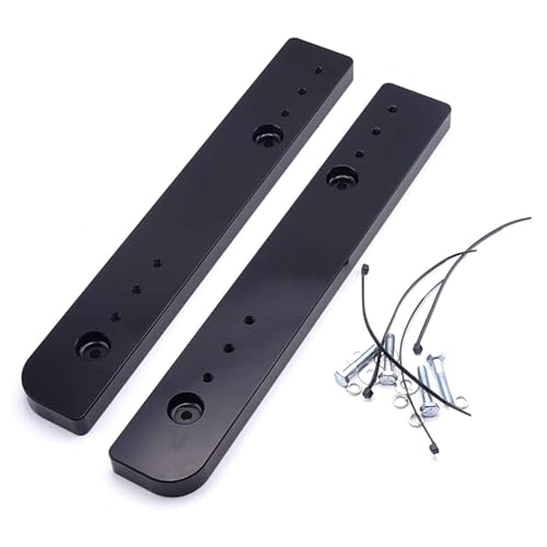 Kit de Placa Montaje Reposicionador de Maleta Trasera Ajustable Dasen para Harley Touring y Trikes (2014-2025), Color Negro miniatura 4