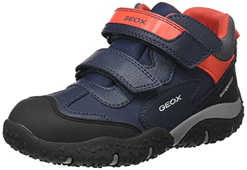 Geox Jungen Jr Baltic Boy B Abx Schuhe,24 EU,Navy Orange