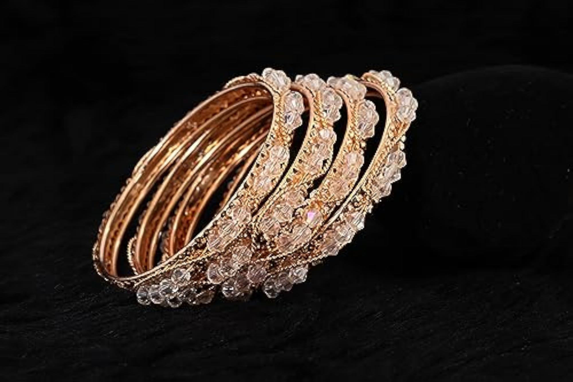 Alloy Metal Bangles Set For Pearls & Chain Bracelet