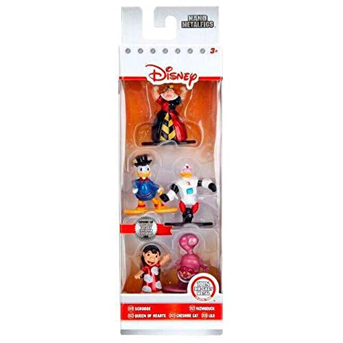 Jada Toys Disney Nano Metalfigs Diecast Mini Figuren 5er-Pack Wave 2 4 cm, SB-84423-99344, Farbig