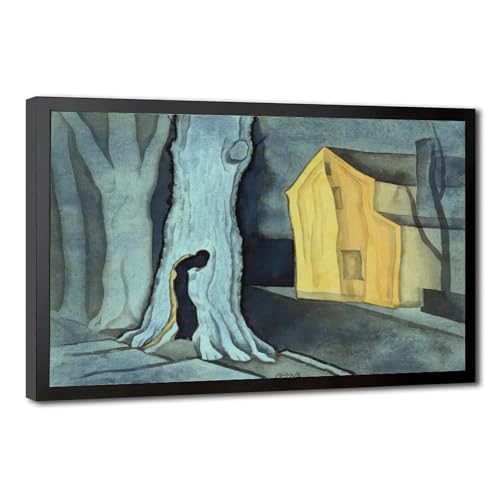 Impression sur toile Old Age Oscar Bluemner grand tableau cadre suspendre 50x75