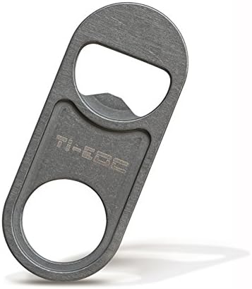 TI-EDC Titanium Beer Bottle Opener Keychain Pendant Compact Durable Easy to Use Cap Opener