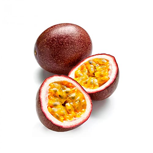 Qauzuy Garden 30 Seeds Passion Fruit Seeds Passiflora Passionflower Vine Maypop Granadilla Edulis Seeds- Organic Non-Gmo Seeds- Fast-Growing &Low-Maintenance #TOP3