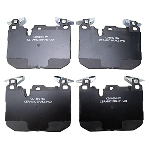 TRQ Front Brake Pad and Rotor Set Ceramic G Coated Rotors Compatible with 2015 BMW 320i 2016 328i GT xDrive 2017 330i 330i xDrive by TRQ - Used condition - Image 7