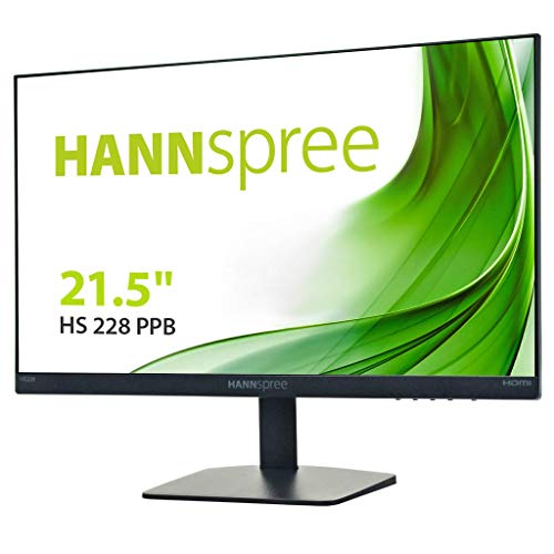 HANNspree HS228PPB 54,6cm (21,5") Full-HD 250cd VGA HDMI Lautsprecher VESA Neigbar Super-Slim Design