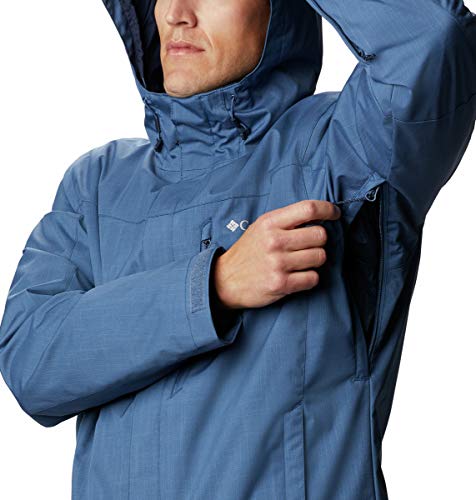 Columbia Jaqueta masculina Whirlibird IV Interchange, Night Tide Melange, 2X Tall