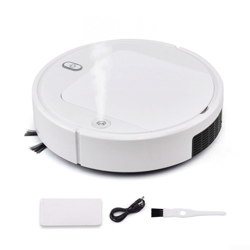 Aspirapolvere robotico sistema 5 in 1 – Pulizia profonda di tappeti e pavimenti duri – Controllo app e aggancio automatico – 28 cm (aggiornamento spray IS28A)