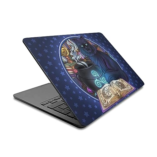 Autocollant vinyle MacBook Air 13.6 A2681 chat noir Brigid Ashwood