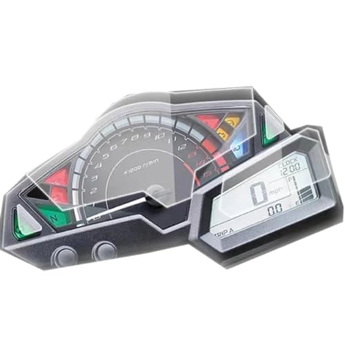 Protecteur d'écran moto anti-rayures pour Kawasaki Z300 et Ninja 300 film compteur durable