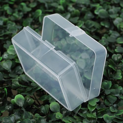 Image of 12 PCS Rectangle Plastic Clear Storage Containers Box (2.76 x 1.67 x 1.14 Inch), Small Plastic Containers for Beads, Jewelry, Game Pieces and More