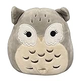 Squishmallows Official Kellytoy 5 Inch Soft Plush Squishy Toy Animals (Nikita Grey Owl)