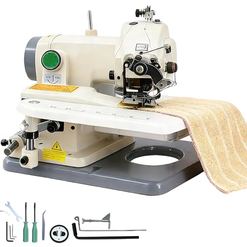 KPOUYYDS Blindstich-Nähmaschine mit 1250 Stichen/Minute, Blindstich-Saummaschine, unsichtbare Nähte, Blindstich-Saummaschine für Manschetten, Saumkanten, Kleider, Röcke und Mantelsäume