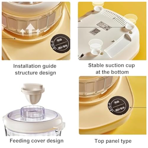 Household Small Dough Kneading Machine Electric Vertical Dough Kneading Machine Desktop Baking Bread Tool Suitable for Kitchen Baking and Cooking - Image 4