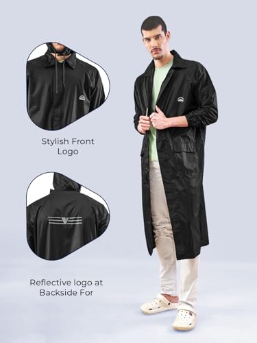 Image of Long Overcoat Rainwear or Men