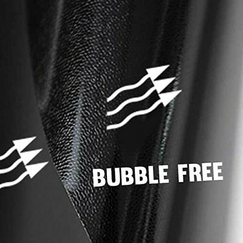 BkWrapping Pellicola Adesiva per Auto Nero Lucido, Pellicola Rivestimento Protezione Adesiva, Car Sticker Wrapping (100cm x 150cm)