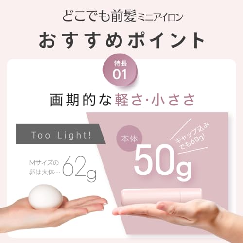 SHOBIDO 粧美堂 どこでも前髪ミニアイロン