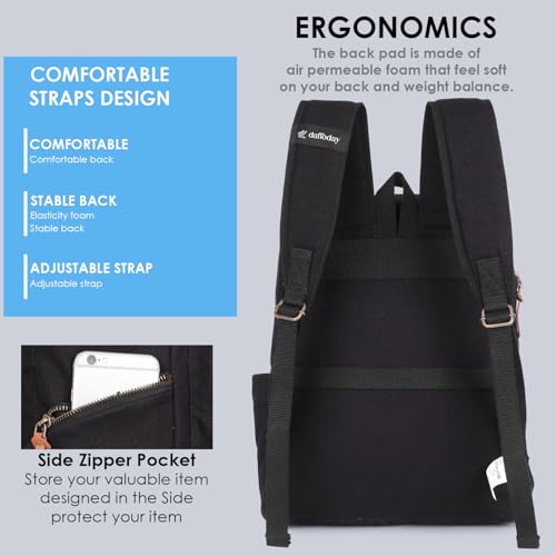 Image of Pro Backpack Large Capacity Travel Laptop Backpack | Lightweight Durable College Bookbag Men Woman 15.6 inch Computer Bag | Water Resistant Outdoor Backpacks With Multifunction Pockets