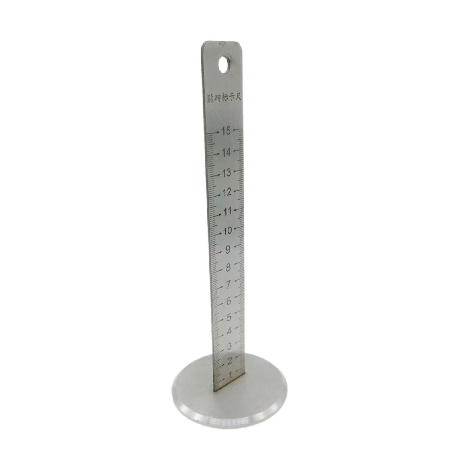 Zanthicia Reliable Height Measurement Tool Horizontal Elevations Ruler With Scale Floor Tile Height Ruler Guarantees Consistent Accurate Results Tile Tool Floor