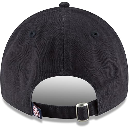 Image of New Era Unisex-Adult MLB Core Classic 9TWENTY Team Alternate 2 Adjustable Hat Cap One Size Fits All - Washington Nationals Navy
