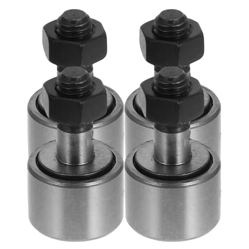 NAMOARLY 4pcs Bolt-Type Needle Roller Cam Follower Bearing Heavy Duty Threaded Shaft Track Runner for Industrial Machines and 3D Printer Accessories