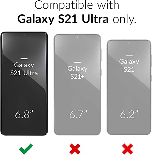 Oakxco Designed For Samsung Galaxy S21 Ultra Case Silicone Grip, Soft Rubber Gel Phone Case For Women Girl Cute, Thin Slim Flexible Protective Tpu 6.8", Black #TOP1