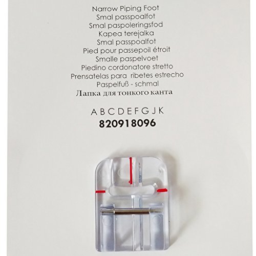 Prensatelas HONEYSEW para Pfaff Narrow Piping Foot miniatura 3