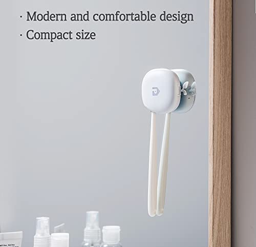 HuBDIC Toothbrush Sanitizer + Holder │ UV-C/UV-A Dual LED Sterilizer for Home, Office, and Travel │ USB Rechargeable │ Compatible with All Brush Heads │ Automatic and Portable - Thumbnail 4