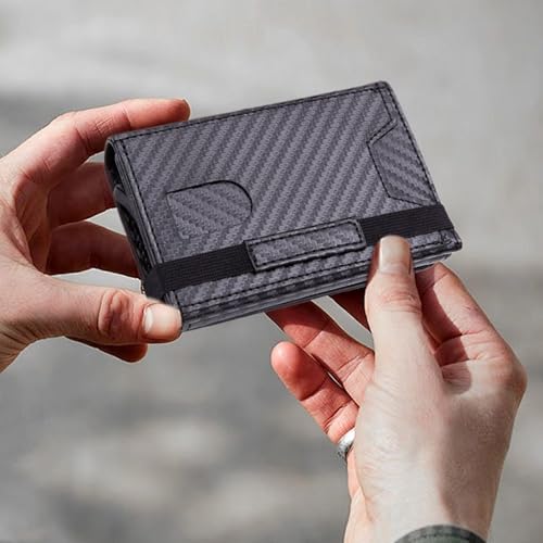 Card Holder, Business Credit Card Wallet, Portable Case, Secure Money Pocket, Slim Travel Organizer for Backpacking, Men, Women, Hiking, Daily Use, Sports, 4.33x2.95x1.06 inches3