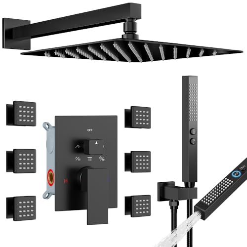 STARBATH 12-Inch Body Jet Shower Set