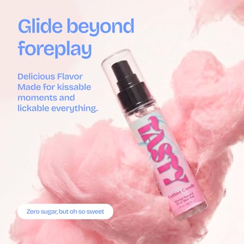 Image of IntiMD Tasty Cotton Candy Water Based Flavored Edible Oral Gel, 2 Ounce, for Men, Women and Couples